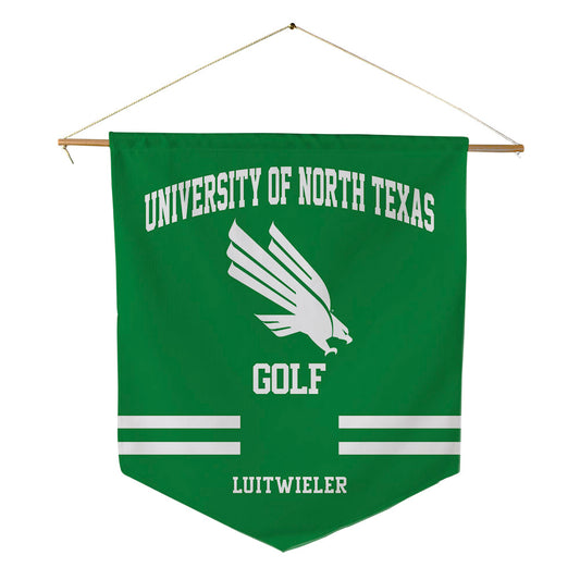 North Texas - NCAA Women's Golf : Mallorie Luitwieler - Pennant - 18" x 21"-0