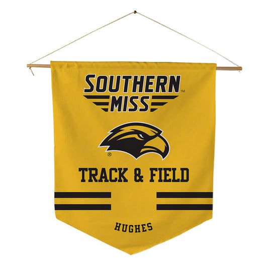 Southern Miss - NCAA Men's Track & Field : Tyler Hughes - Pennant - 18" x 21"-0