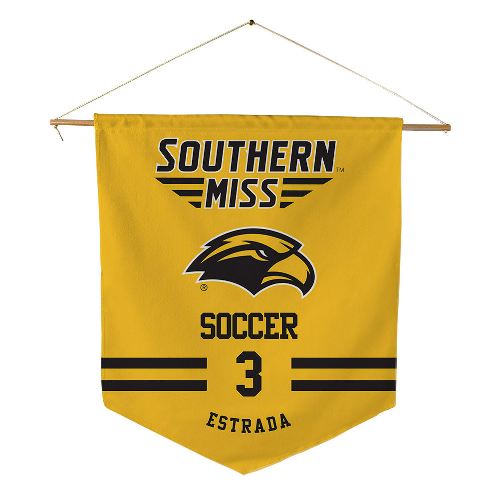 Southern Miss - NCAA Women's Soccer : Argentina Estrada - Pennant - 18" x 21"-0