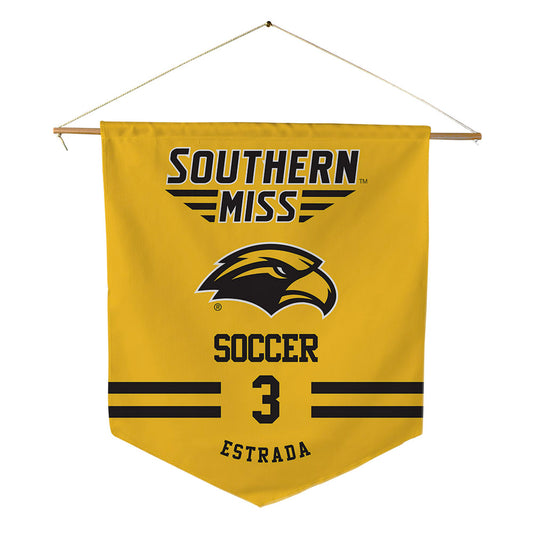Southern Miss - NCAA Women's Soccer : Argentina Estrada - Pennant - 18" x 21"-0