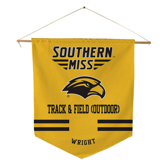 Southern Miss - NCAA Women's Track & Field : Amia Wright - Pennant - 18" x 21"-0