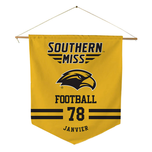 Southern Miss - NCAA Football : Jez Janvier - Pennant - 18" x 21"-0
