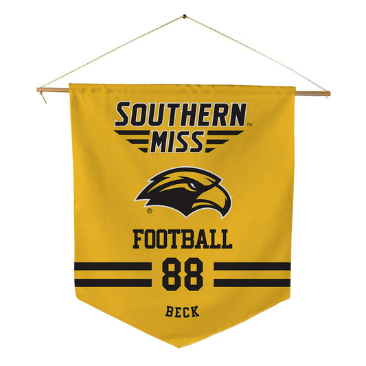 Southern Miss - NCAA Football : Jeremiah Beck - Pennant - 18" x 21"-0