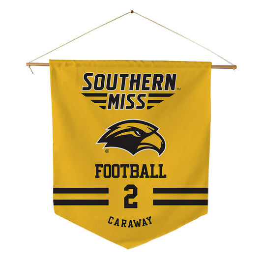 Southern Miss - NCAA Football : Michael Caraway - Pennant - 18" x 21"-0