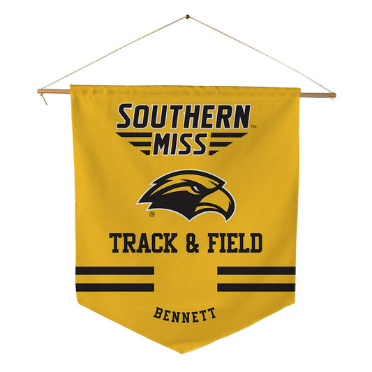 Southern Miss - NCAA Men's Track & Field : Cornelius Bennett - Pennant - 18" x 21"-0