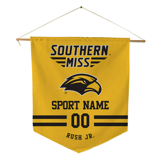Southern Miss - NCAA Football : Jeffery Rush Jr. - Pennant - 18" x 21"-0