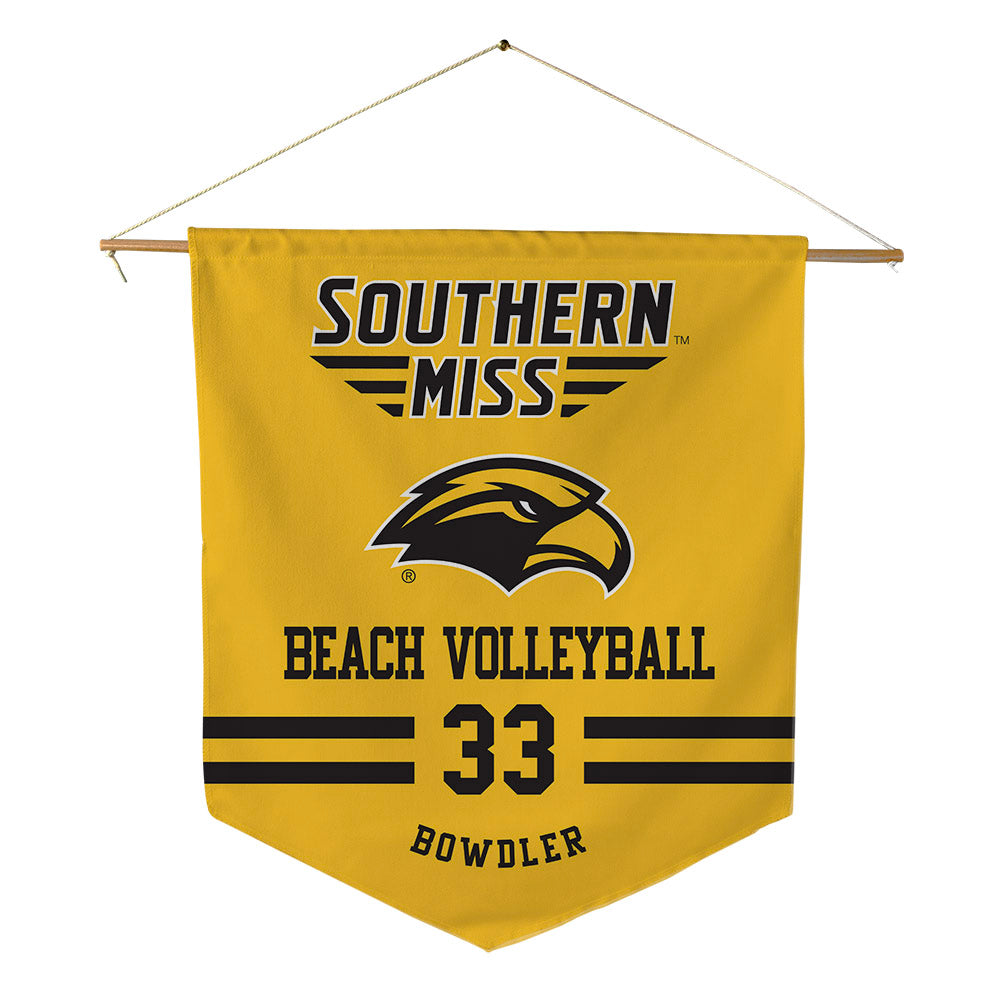 Southern Miss - NCAA Beach Volleyball : Brooklyn Bowdler - Pennant - 18" x 21"-0