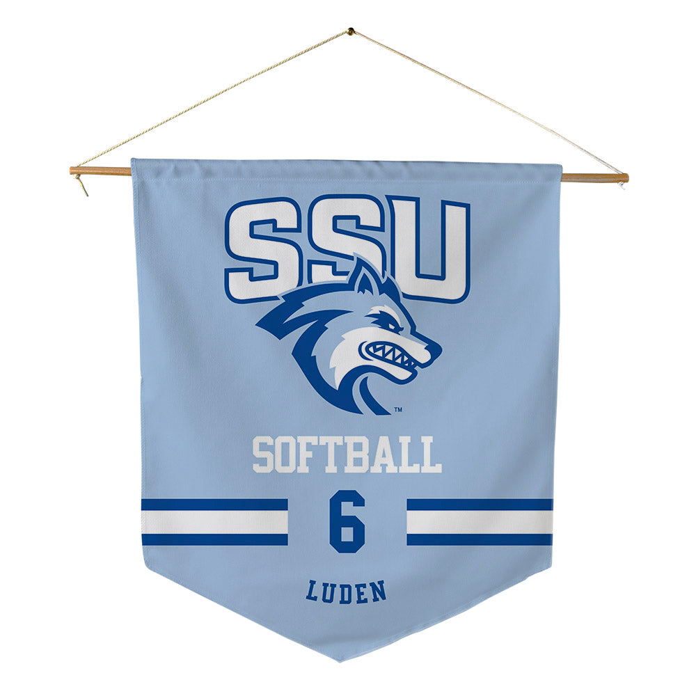 SSU - NCAA Softball : Daniela Luden - Pennant - 18" x 21"-0
