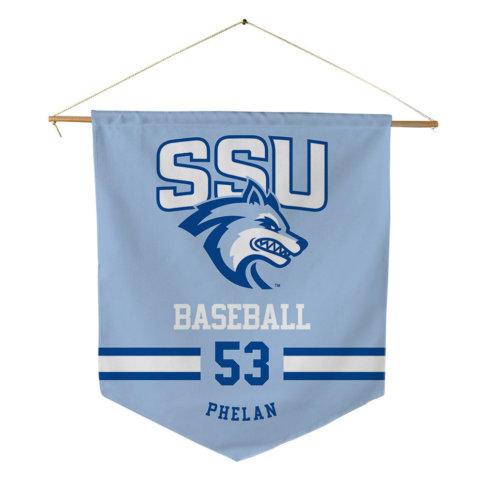 SSU - NCAA Baseball : Riley Phelan - Pennant - 18" x 21"-0