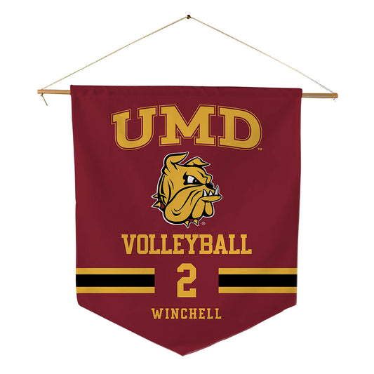 UMN Duluth - NCAA Women's Volleyball : Karsyn Winchell - Pennant - 18" x 21"-0