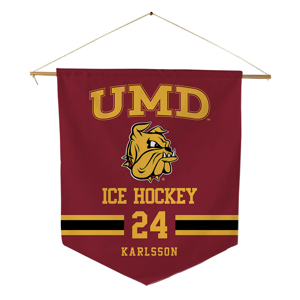 UMN Duluth - NCAA Women's Ice Hockey : Ida Karlsson - Pennant - 18" x 21"-0