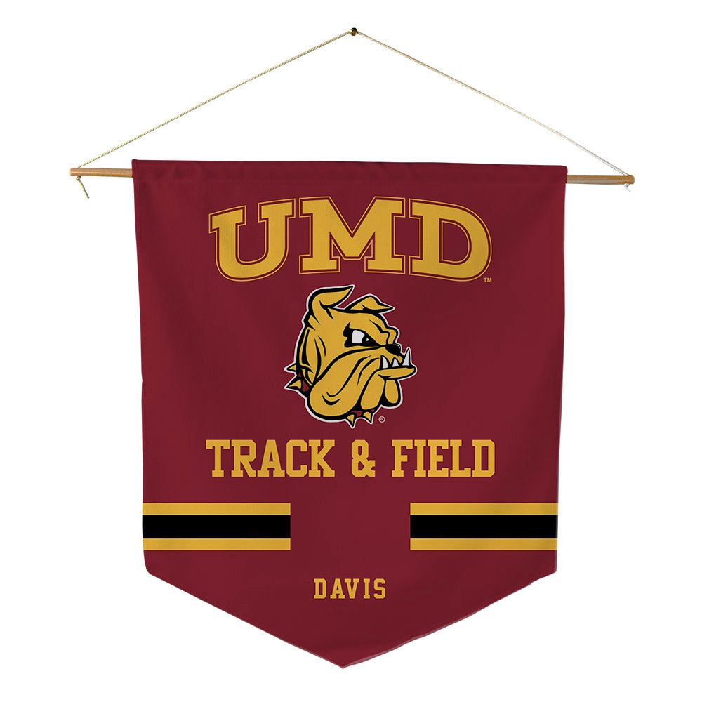 UMN Duluth - NCAA Women's Track & Field : Amelia Davis - Pennant - 18" x 21"-0