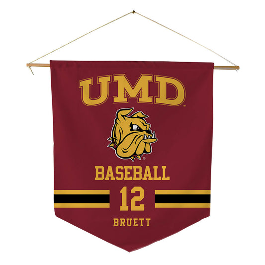 UMN Duluth - NCAA Baseball : Andrew Bruett - Pennant - 18" x 21"-0