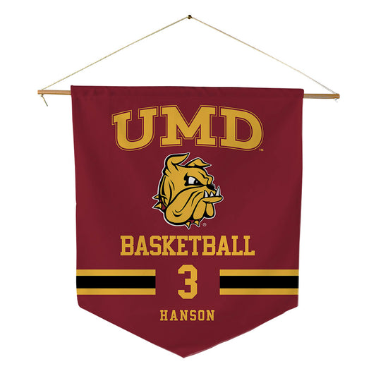 UMN Duluth - NCAA Men's Basketball : Kole Hanson - Pennant - 18" x 21"-0