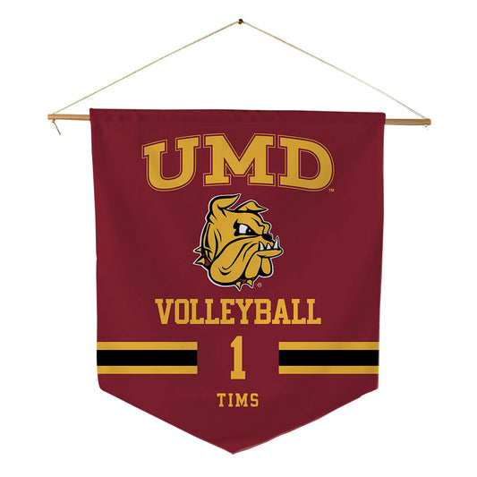 UMN Duluth - NCAA Women's Volleyball : Brietta Tims - Pennant - 18" x 21"-0