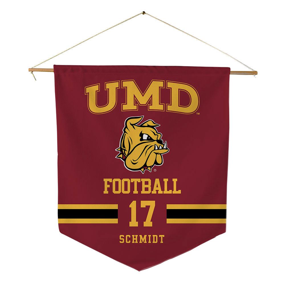 UMN Duluth - NCAA Football : Gavin Schmidt - Pennant - 18" x 21"-0