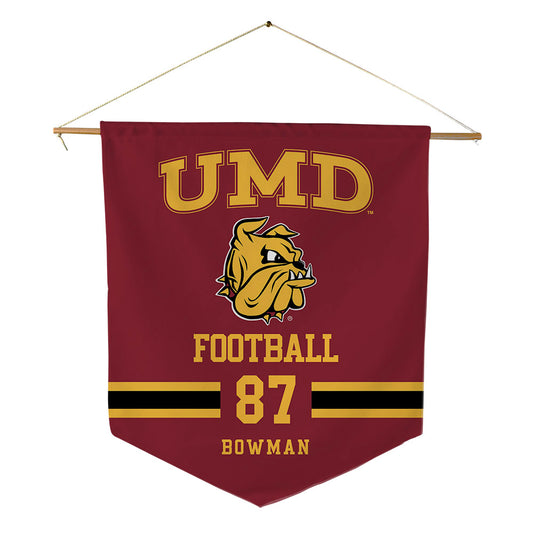 UMN Duluth - NCAA Football : Trace Bowman - Pennant - 18" x 21"-0