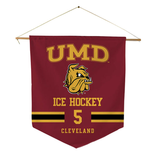 UMN Duluth - NCAA Men's Ice Hockey : Brady Cleveland - Pennant - 18" x 21"-0