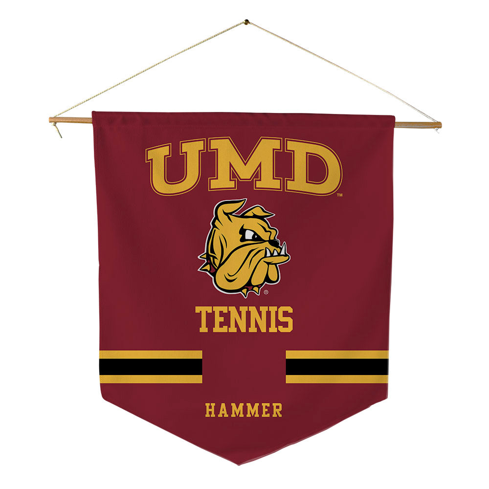 UMN Duluth - NCAA Women's Tennis : Morgan Hammer - Pennant - 18" x 21"-0