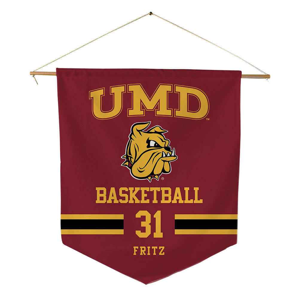 UMN Duluth - NCAA Women's Basketball : Ashley Fritz - Pennant - 18" x 21"-0