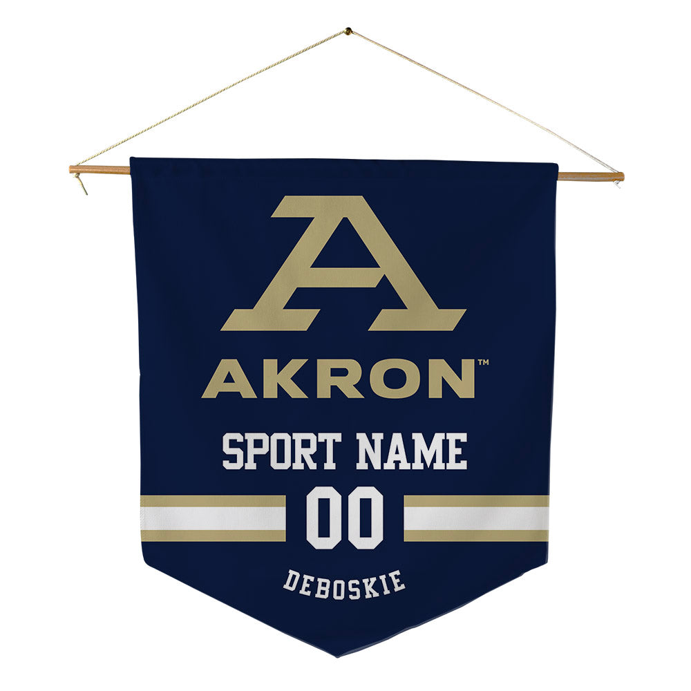 Akron - NCAA Baseball : Prince DeBoskie - Pennant - 18" x 21"-0