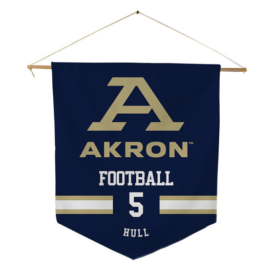 Akron - NCAA Football : Ronald Hull - Pennant - 18" x 21"-0