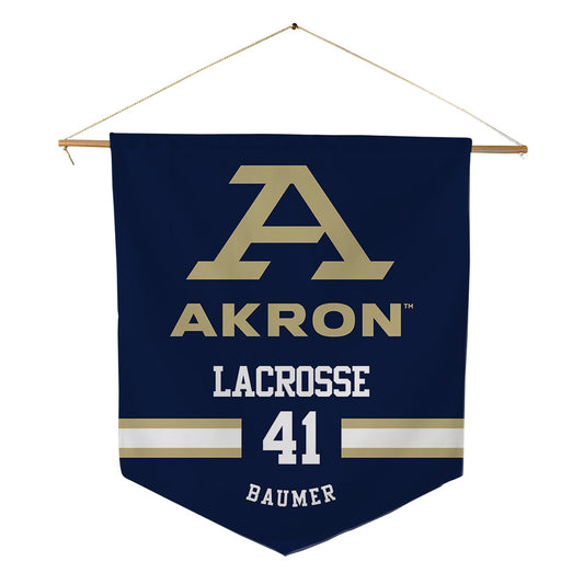 Akron - NCAA Women's Lacrosse : Sarah Baumer - Pennant - 18" x 21"-0