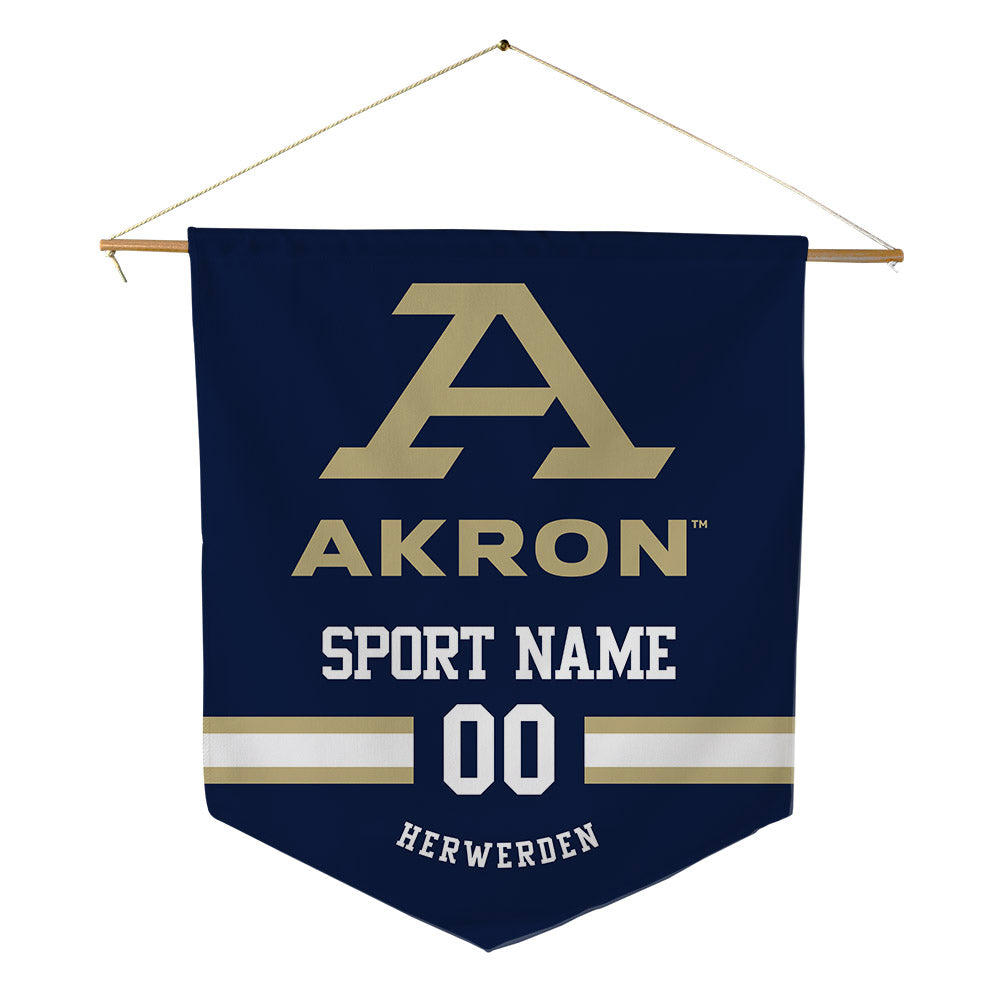 Akron - NCAA Softball : Mallory Herwerden - Pennant - 18" x 21"-0