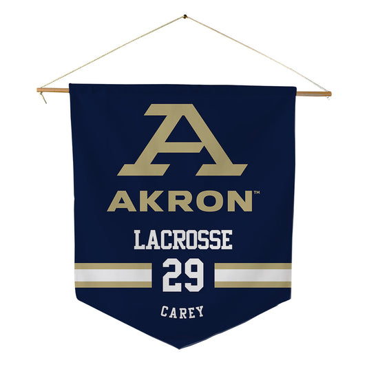 Akron - NCAA Women's Lacrosse : Heather Carey - Pennant - 18" x 21"-0