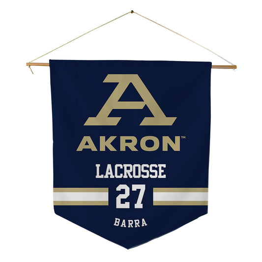 Akron - NCAA Women's Lacrosse : Lily Barra - Pennant - 18" x 21"-0