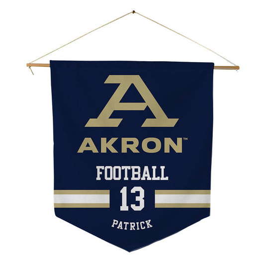 Akron - NCAA Football : Sean Patrick - Pennant - 18" x 21"-0