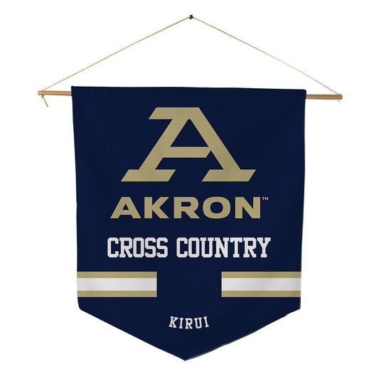 Akron - NCAA Men's Cross Country : Titus Kirui - Pennant - 18" x 21"-0