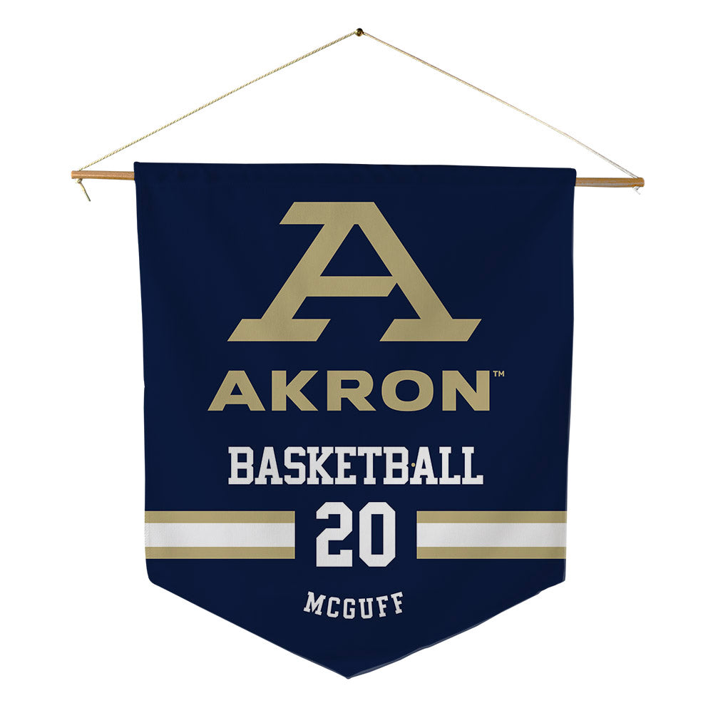 Akron - NCAA Women's Basketball : Keiryn McGuff - Pennant - 18" x 21"-0