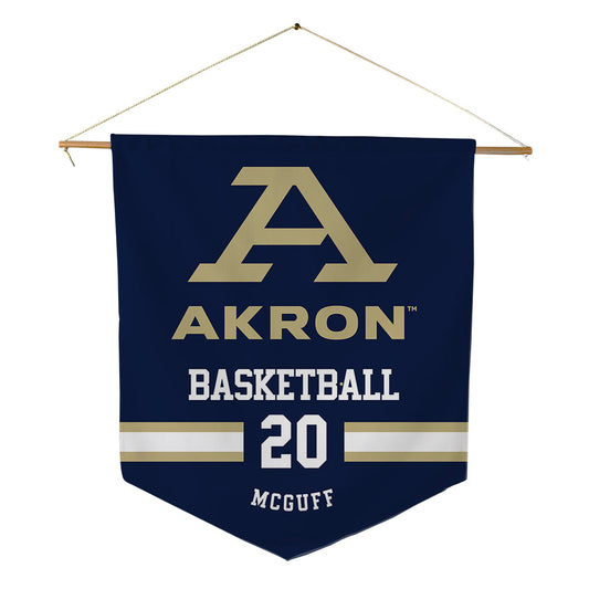 Akron - NCAA Women's Basketball : Keiryn McGuff - Pennant - 18" x 21"-0