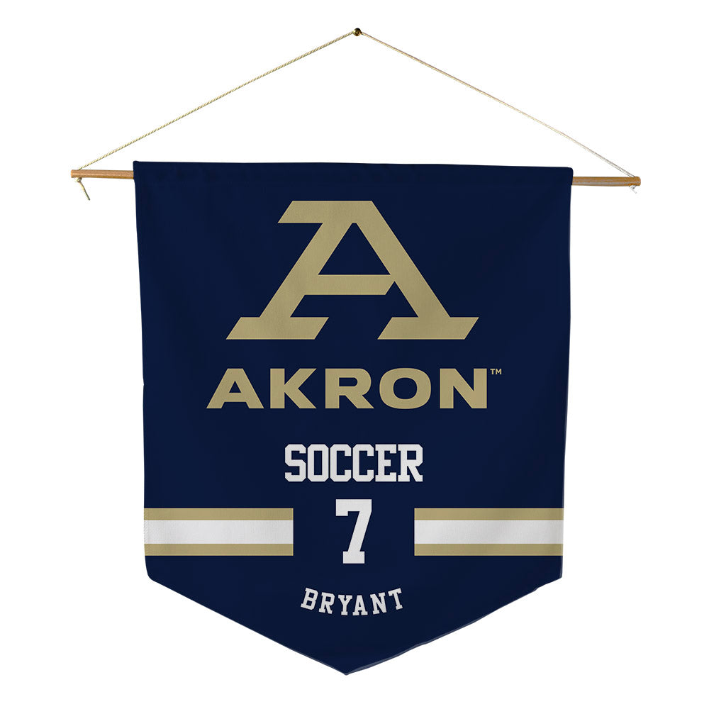 Akron - NCAA Women's Soccer : Chloe Bryant - Pennant - 18" x 21"-0