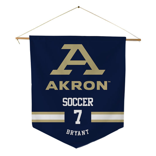 Akron - NCAA Women's Soccer : Chloe Bryant - Pennant - 18" x 21"-0