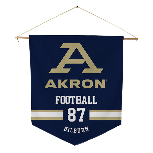 Akron - NCAA Football : Gentz Hilburn - Pennant - 18" x 21"-0
