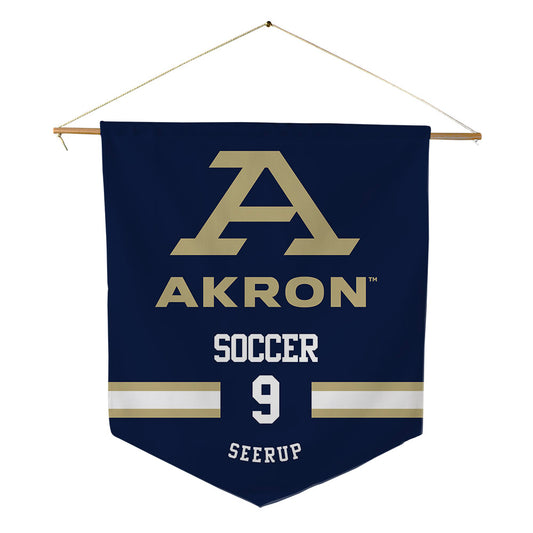 Akron - NCAA Women's Soccer : Tewabech Seerup - Pennant - 18" x 21"-0