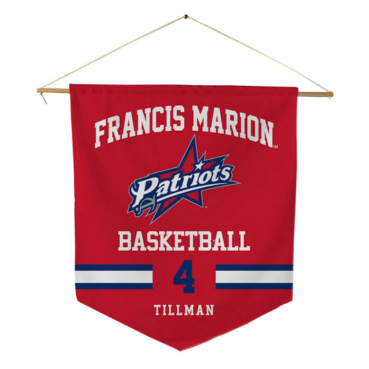 Francis Marion - NCAA Men's Basketball : AuMauri Tillman - Pennant - 18" x 21"-0