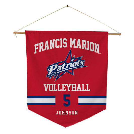 Francis Marion - NCAA Women's Volleyball : Aubrey Johnson - Pennant - 18" x 21"-0