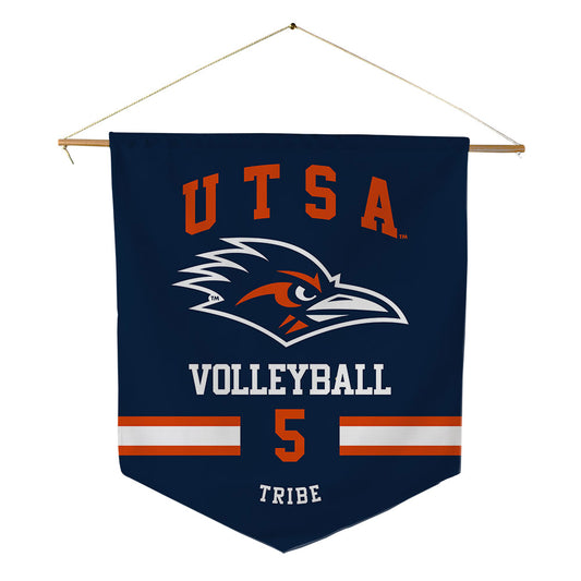 UTSA - NCAA Women's Volleyball : Ally Tribe - Pennant - 18" x 21"-0