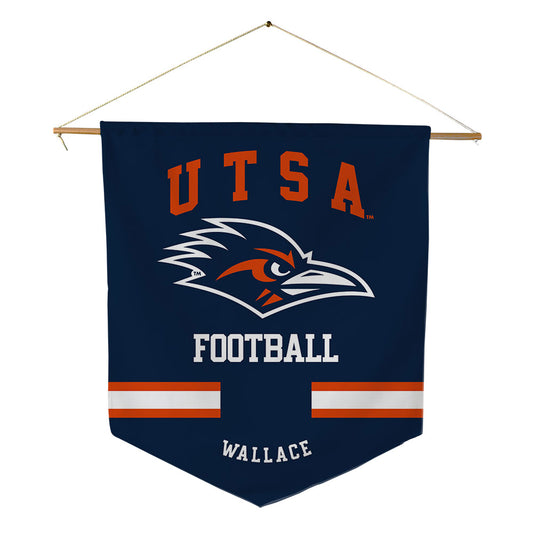 UTSA - NCAA Football : Sekope Wallace - Pennant - 18" x 21"-0