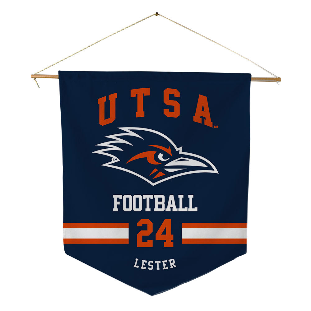 UTSA - NCAA Football : RJ Lester - Pennant - 18" x 21"-0