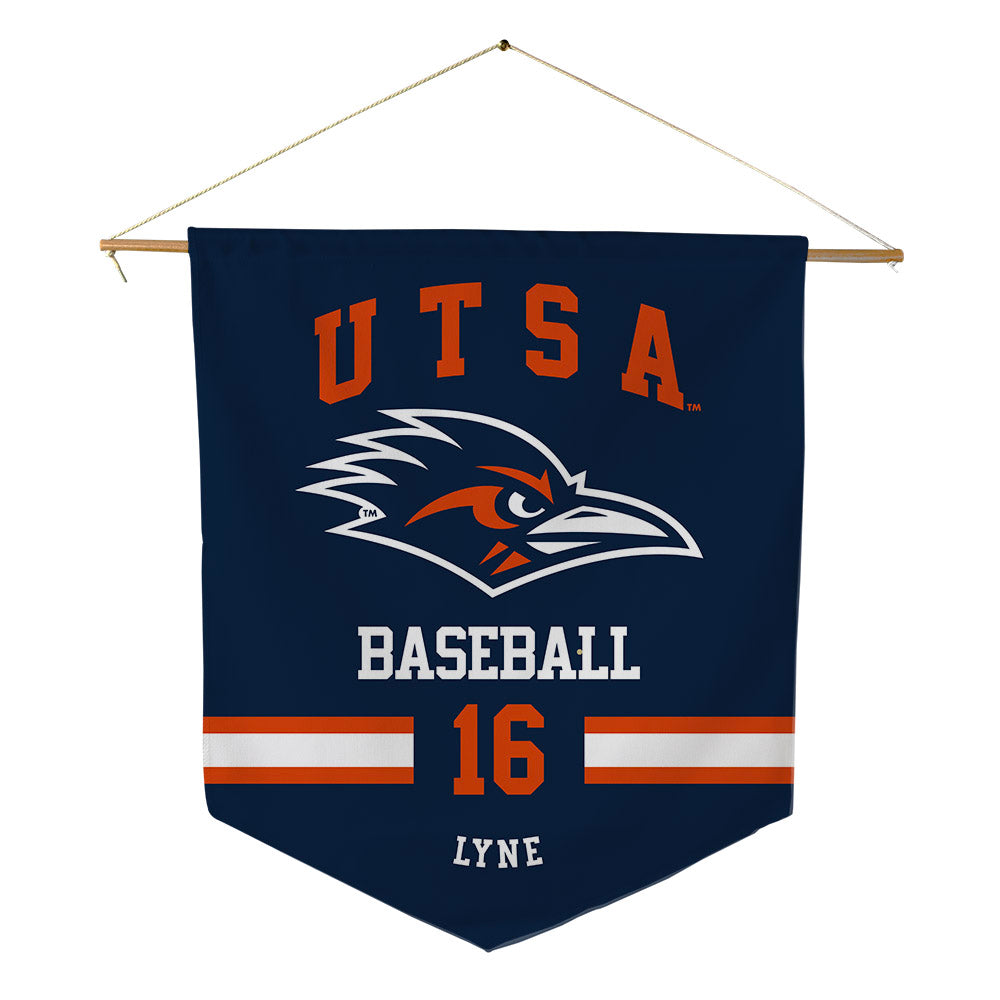 UTSA - NCAA Baseball : Blayne Lyne - Pennant - 18" x 21"-0