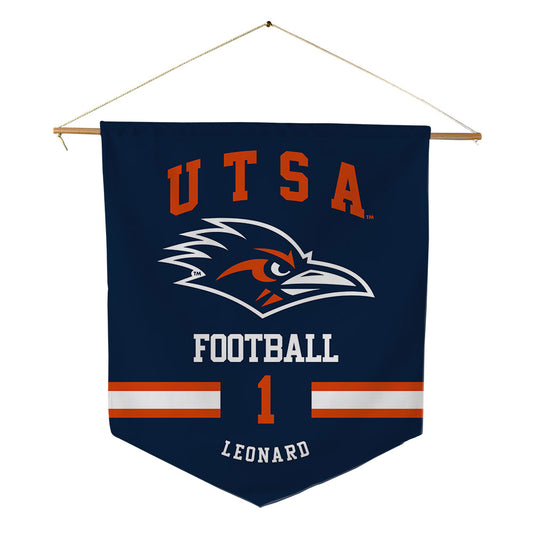 UTSA - NCAA Football : Tai Leonard - Pennant - 18" x 21"-0