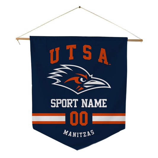 UTSA - NCAA Women's Volleyball : Alyssa Manitzas - Pennant - 18" x 21"-0