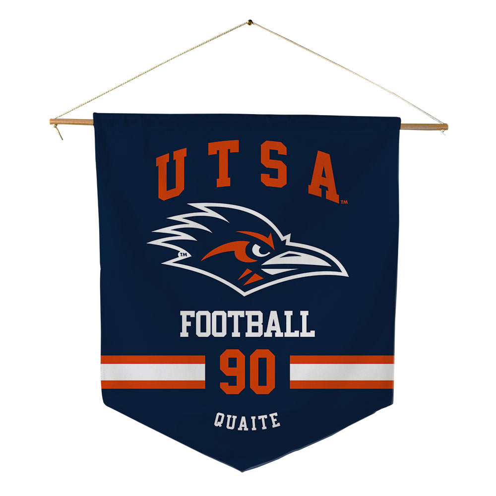 UTSA - NCAA Football : Donald Quaite - Pennant - 18" x 21"-0