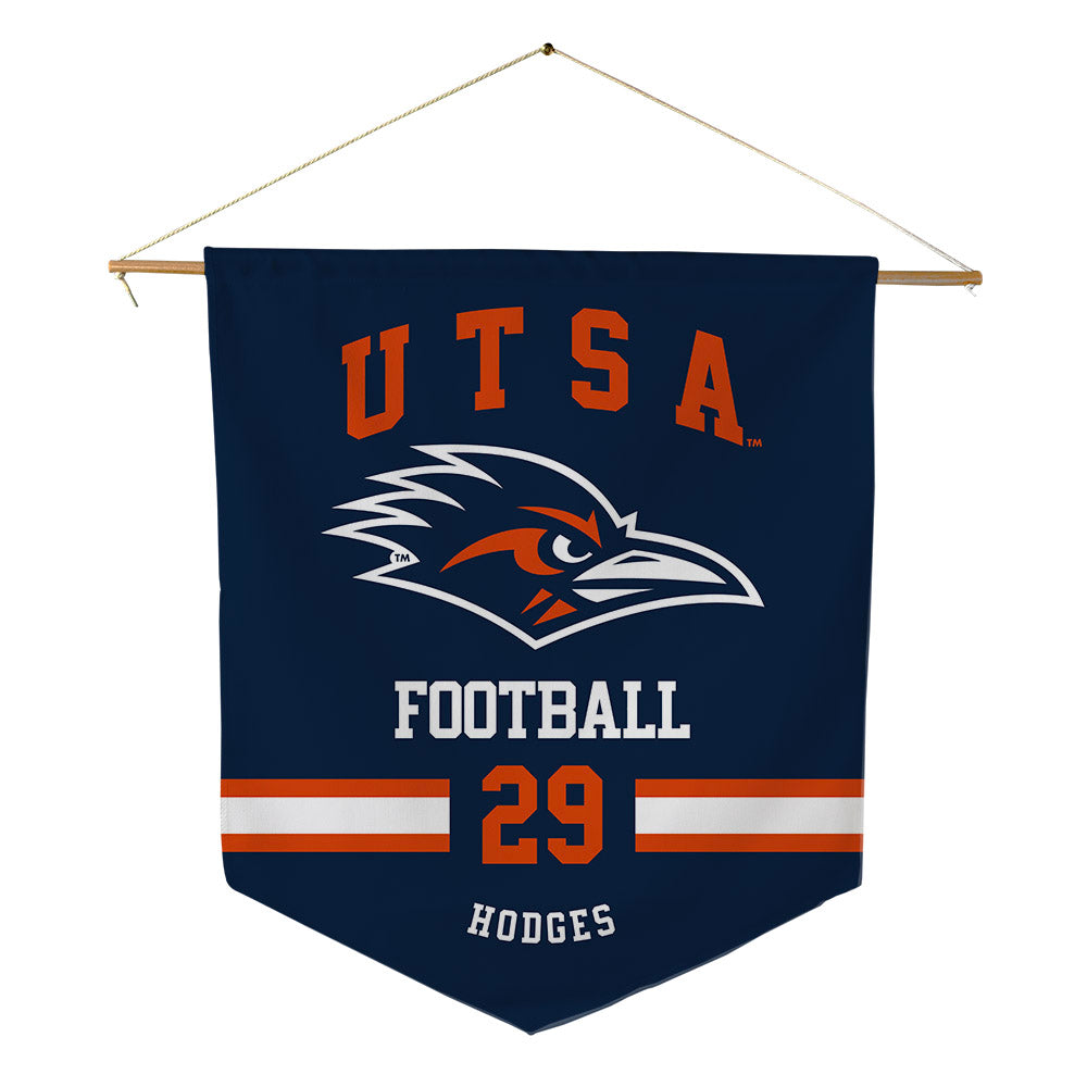 UTSA - NCAA Football : William Hodges - Pennant - 18" x 21"-0