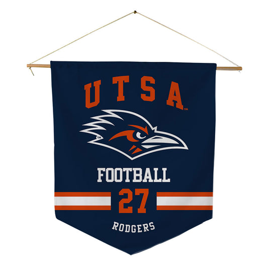 UTSA - NCAA Football : Jakevian Rodgers - Pennant - 18" x 21"-0