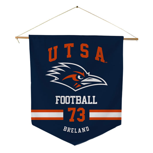 UTSA - NCAA Football : Amarion Breland - Pennant - 18" x 21"-0